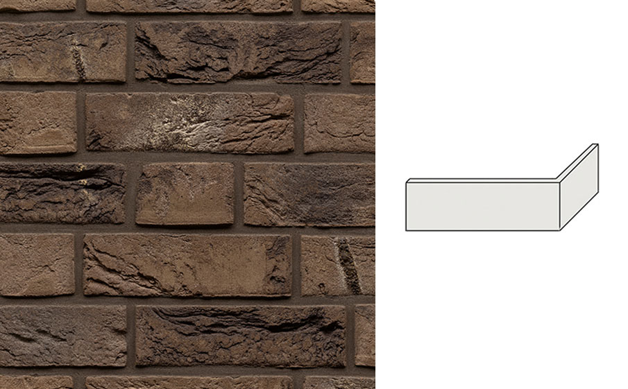 Угловая плитка Muhr Nr 53, Preston, 210*65*100*22-25 мм