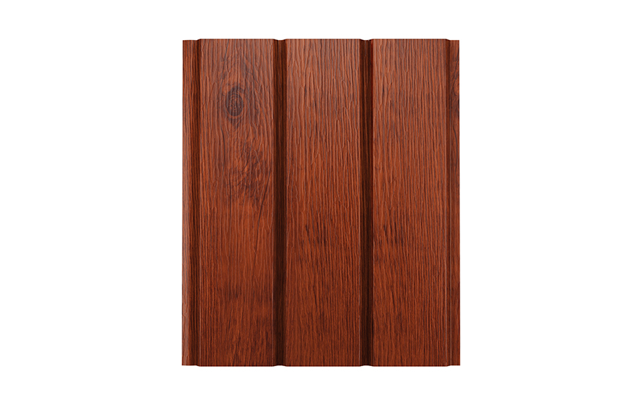 Софит Aquasystem без перфорации Американский орех фактурная, Printech, 2400*303 мм