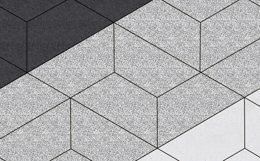 Плитка тротуарная Трапеция Б.1.Т.6 стоунмикс белый, 400*200*200*200*60 мм