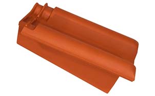 Керамическая черепица боковая левая Koramic E 32 Noble Maron