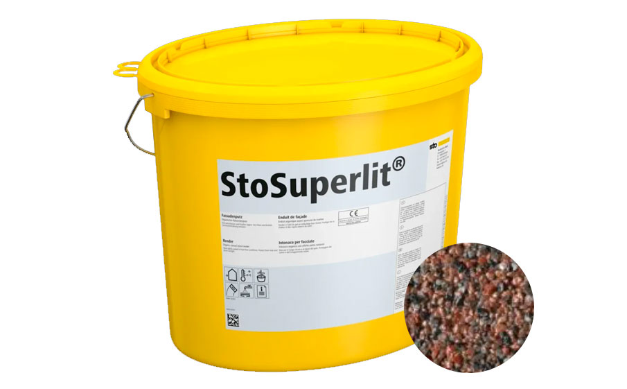 Декоративная штукатурка из натурального камня Sto-Superlit K 2,0, цвет 832, 23 кг