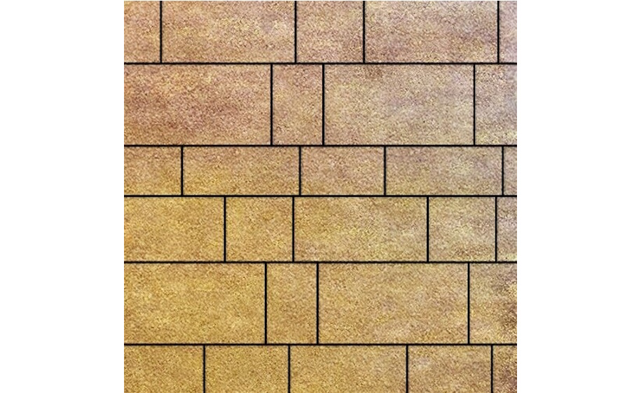 Плитка тротуарная SteinRus Инсбрук Тироль Б.4.Псм.6, Native, ColorMix Брайс, толщина 60 мм