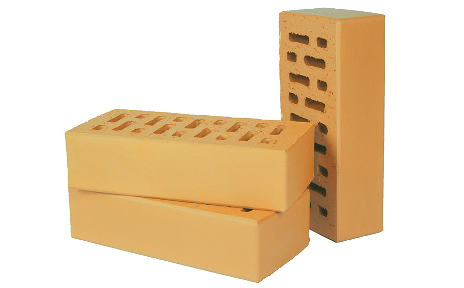 Кирпич облицовочный пустотелый Lode Dzintra гладкий, 250*120*65 мм