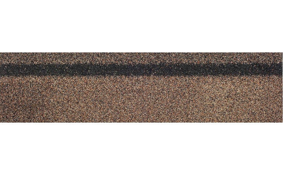 Коньково-карнизная черепица SHINGLAS микс бронзовый