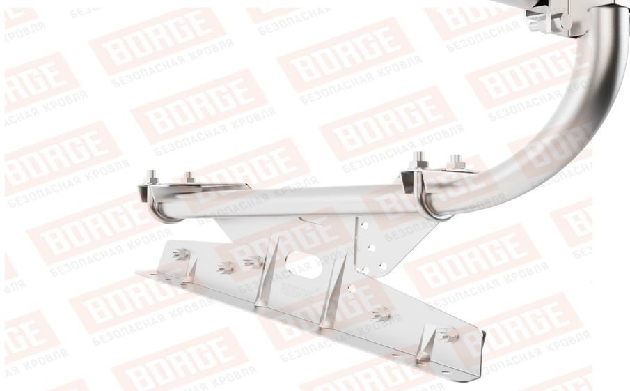 Кровельное ограждение Borge для фальцевой кровли оцинкованное, 300*60 см