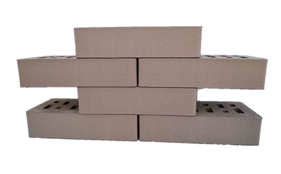 Кирпич клинкерный ЛСР серый №9, без фаски, 210*100*50 мм