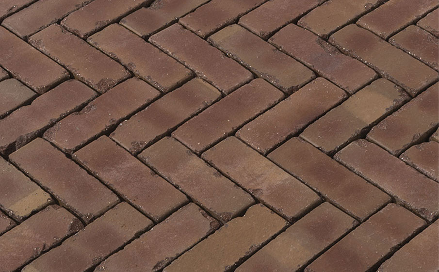 Клинкерная брусчатка ригельная Vandersanden Roma Antica красный, 204*67*50 мм