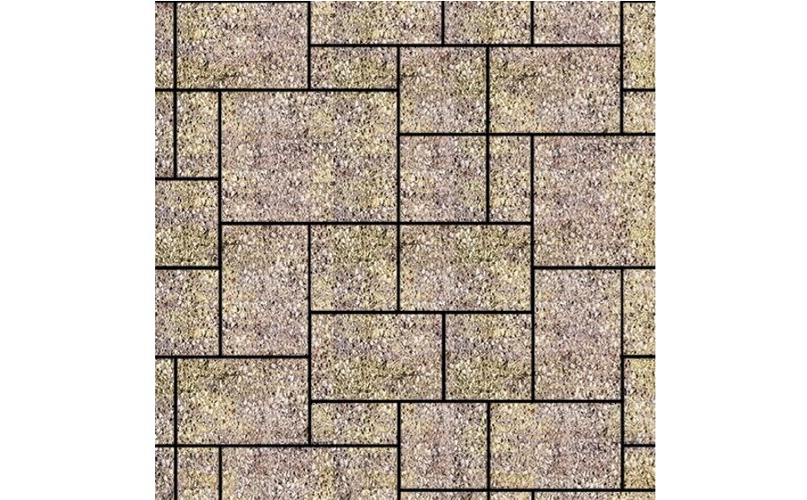 Плитка тротуарная SteinRus Инсбрук Альпен Б.7.Псм.6, Old-age, ColorMix Тахель, толщина 60 мм