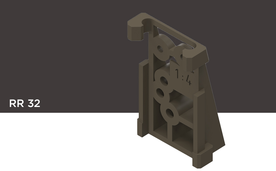 Компенсатор хвостика Orima 1:4, RR 32 для системы D 110/85*85 мм