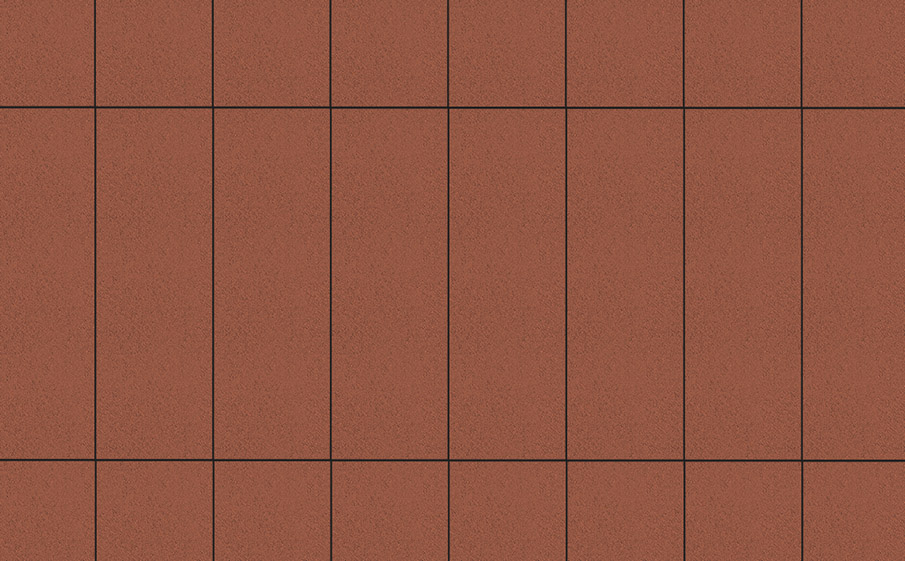 Плитка тротуарная Прямоугольник Б.12.П.8 стандарт гладкий красный, 750*250*80 мм