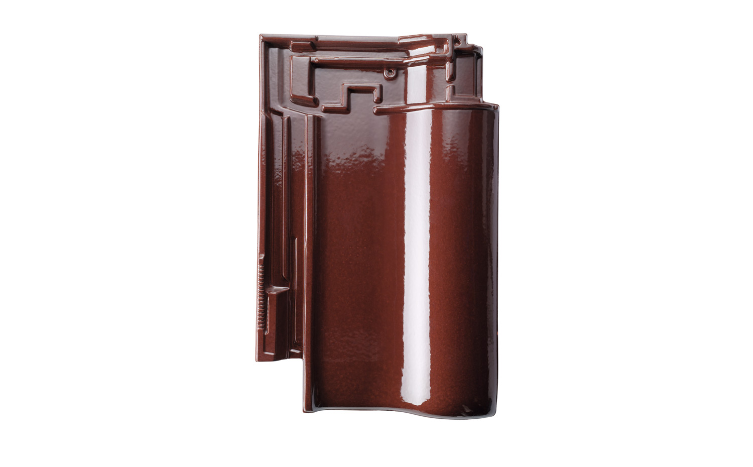 Керамическая черепица рядовая ERLUS Е 58 SL бургунд, высококачественный ангоб