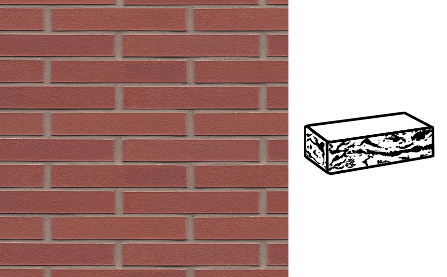 Кирпич клинкерный Muhr 03 Naturrot готик, 240*90*40 мм