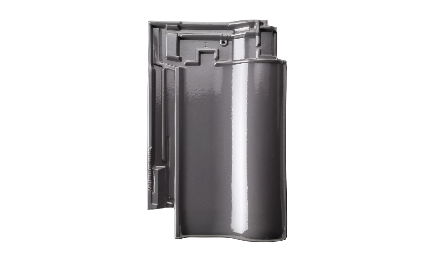 Керамическая черепица рядовая ERLUS Е 58 SL базальтово-серый, ангоб селект