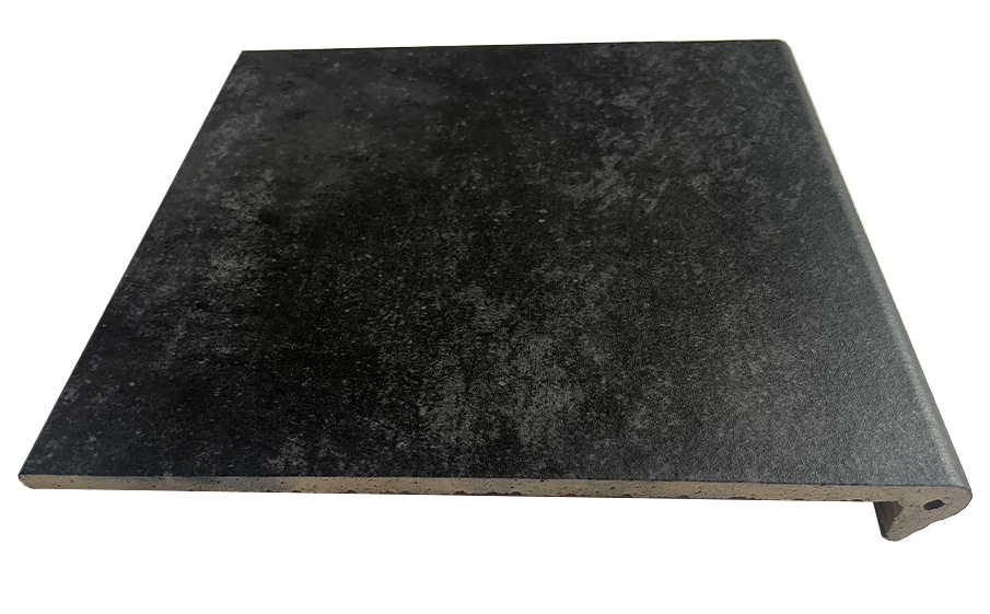 Клинкерная ступень-флорентинер Westerwaelder Klinker ATRIUM Schwarz, 310*320*9,5 мм