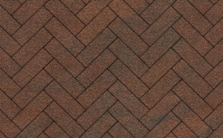 Плитка тротуарная Паркет Б.4.П.6 листопад гранит клинкер, 180*60*60 мм