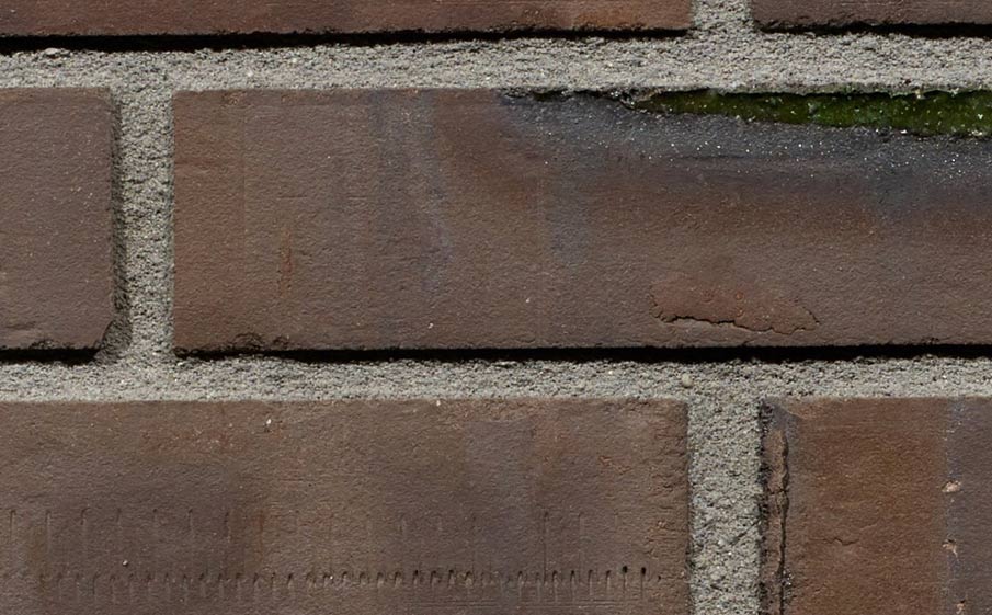 Кирпич облицовочный Terca Blackburn Gesinterd ручной формовки, 210*100*50 мм