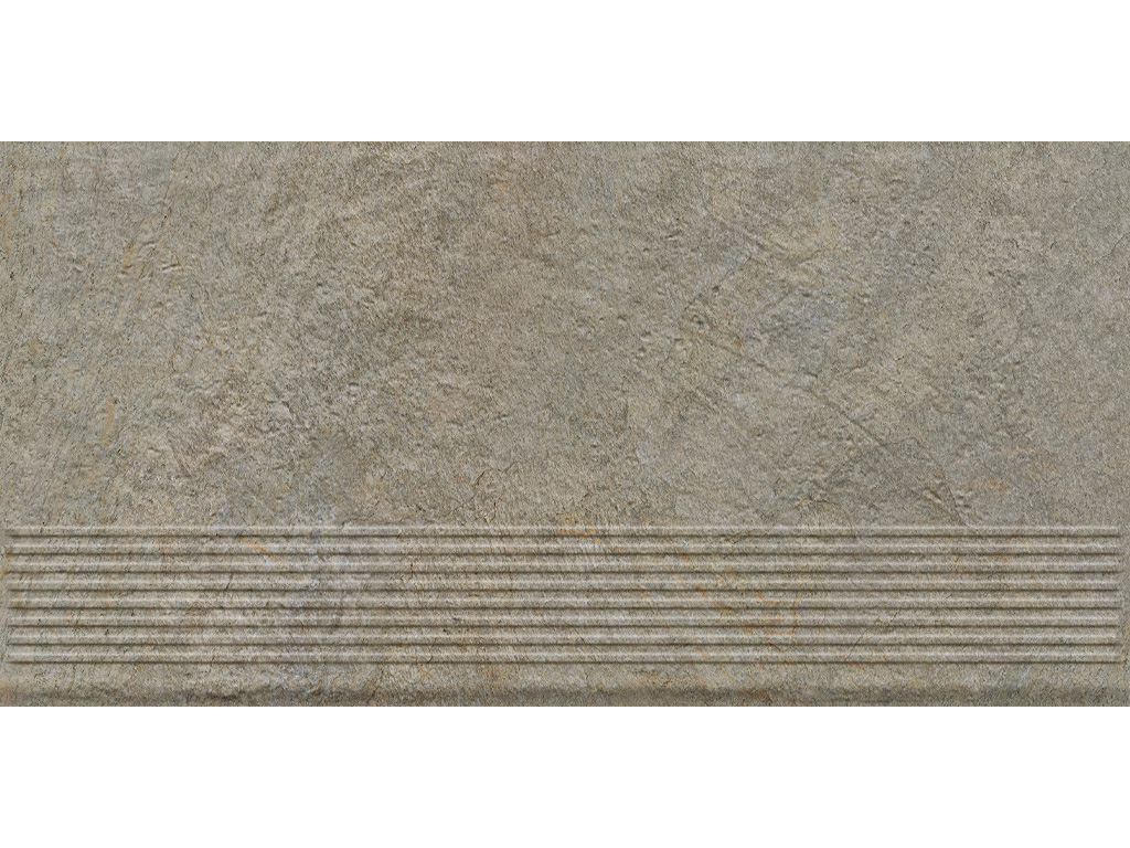 Клинкерная ступень с насечками Paradyz Eremite, Taupe, 600*300*8,5 мм