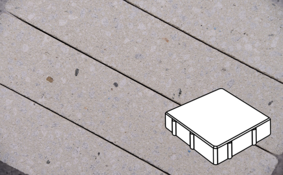 Плитка тротуарная Готика Granite FINERRO, Квадрат В.1.К.8, Мансуровский 150*150*80 мм