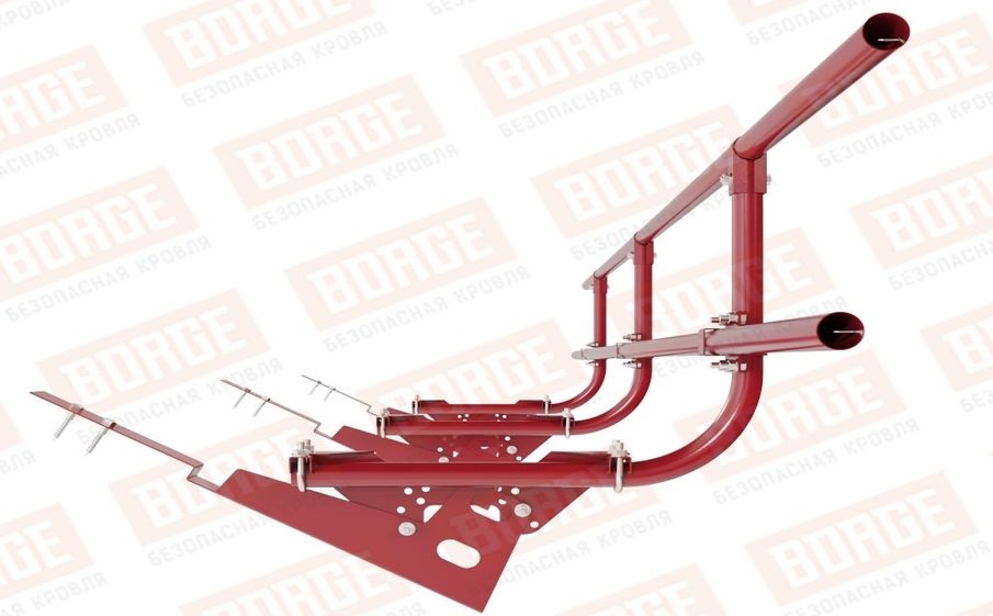 Кровельное ограждение Borge для кровли из композитной черепицы оцинкованное RAL 3003, 300*60 см