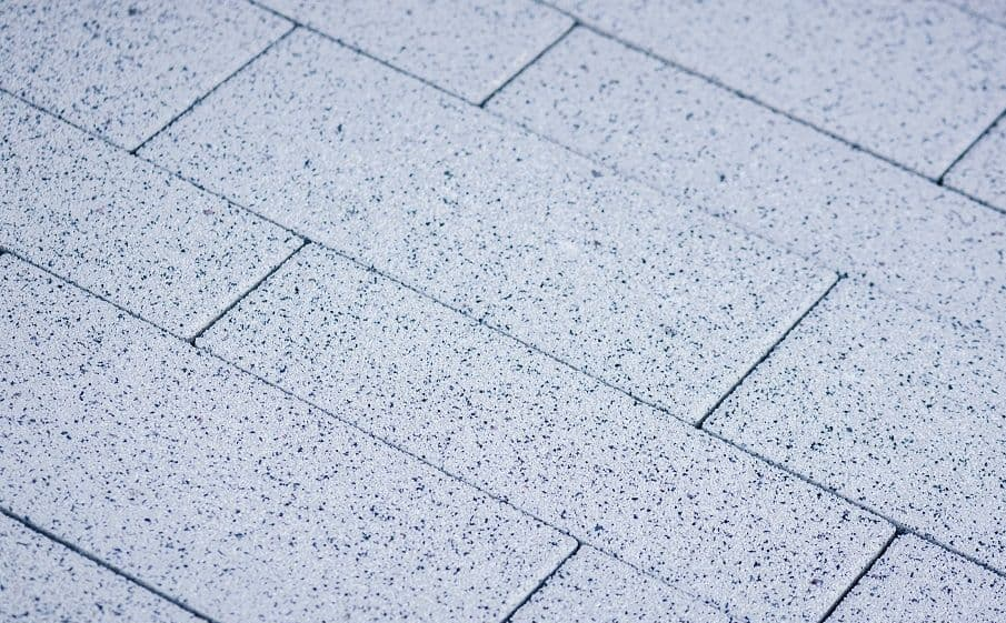 Плитка тротуарная Паркет Б.9.Псм.8 стоунмикс белый с черным, комплект 4 шт, толщина 80 мм