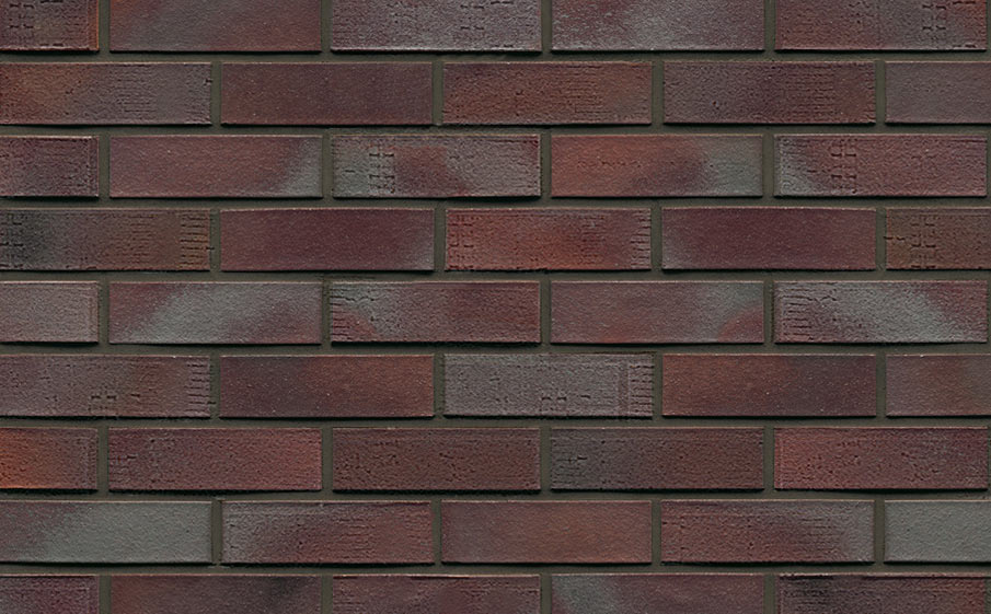 Клинкерная плитка Muhr 10 Violettblau geflammt 50% revers, 240*71*15 мм