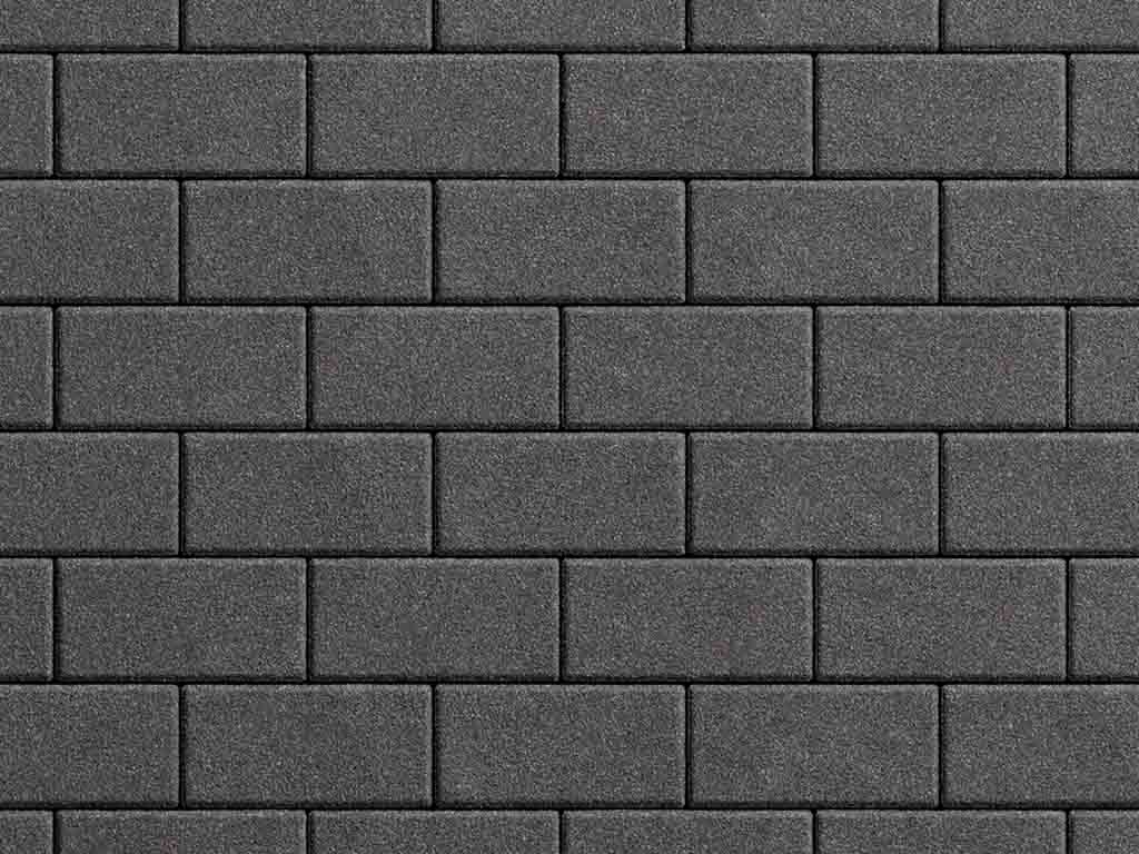 Плитка тротуарная Прямоугольник Б.2.П.6 гранит черный, 200*100*60 мм