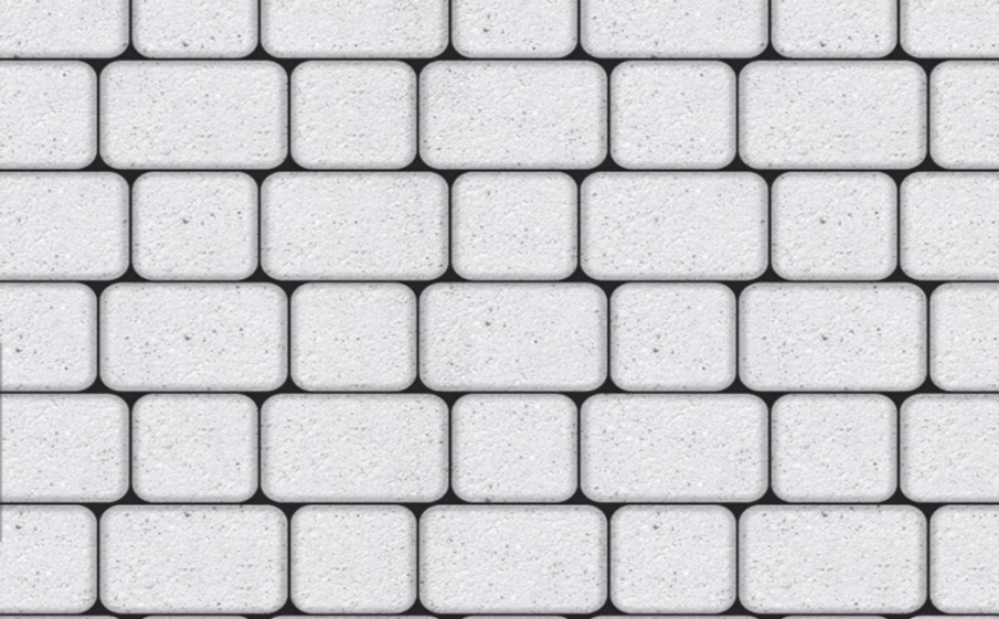 Плитка тротуарная Классико А.1.КО.4 стоунмикс белый, комплект 2 шт, толщина 40 мм