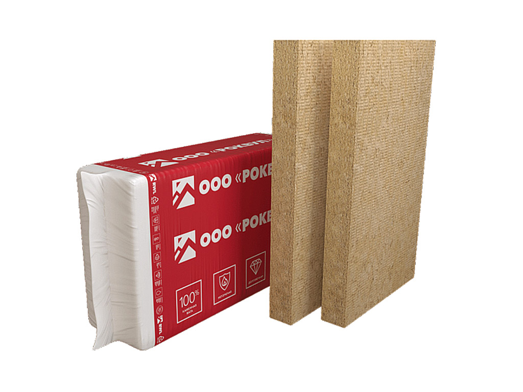 Утеплитель РОКВУЛ КАРКАС БАТТС, 6 шт/уп, 1000*600*100 мм