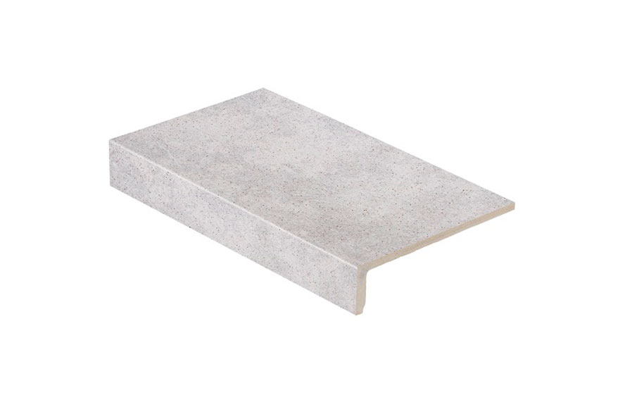 Клинкерная ступень прямоугольная Stroeher Keraplatte Roccia 837 marmos 294х175х52х10 мм