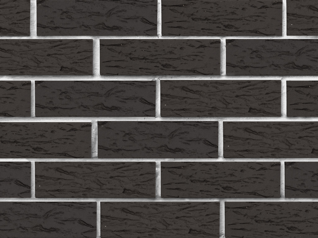 Кирпич облицовочный пустотелый ЛСР, графитовый, рустик, 250*120*65 мм