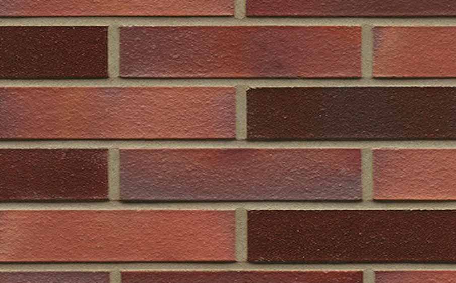 Кирпич клинкерный Westerwaelder Klinker Nr 04EG Rotbraun-bunt Edelglanz, 240*115*52 мм