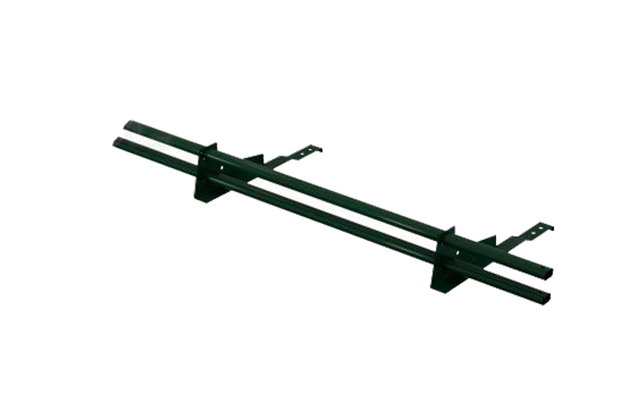 Комплект трубчатого снегозадержания Borge 1,5 м для черепичной кровли, темно-зеленый