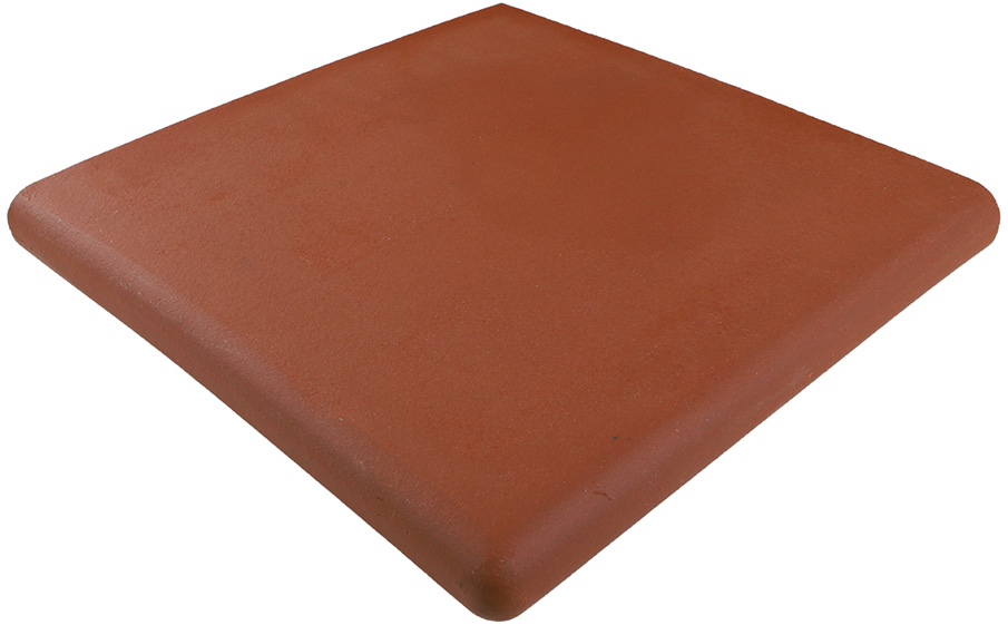 Клинкерная угловая ступень-флорентинер Gres Aragon Cotto Rojo 330*330*18(53) мм