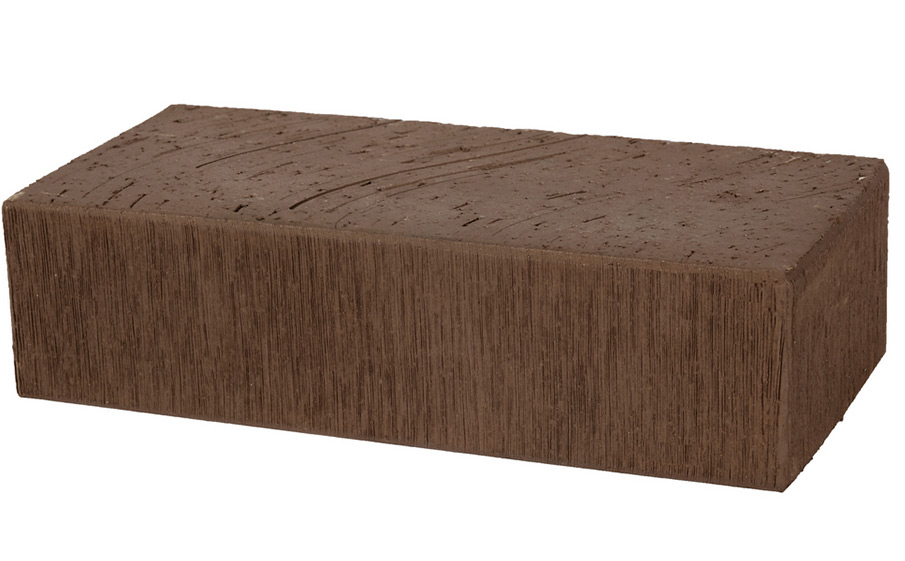 Печной кирпич полнотелый Lode Asais Brunis шероховатый, 250*120*65 мм