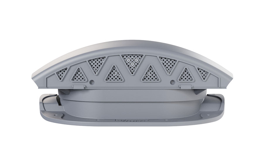 Вентилятор подкровельный Viotto для металлочерепицы Адаманте, RAL 7024 графит