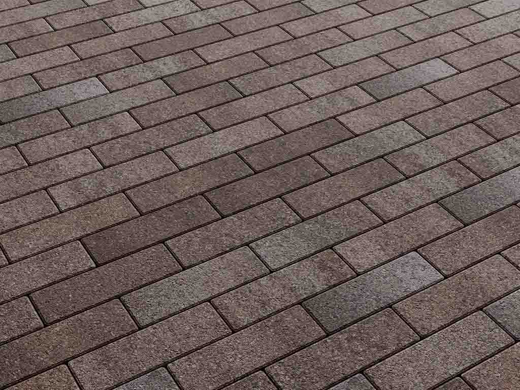 Плитка тротуарная Паркет Б.4.П.6 листопад гранит хаски, 180*60*60 мм