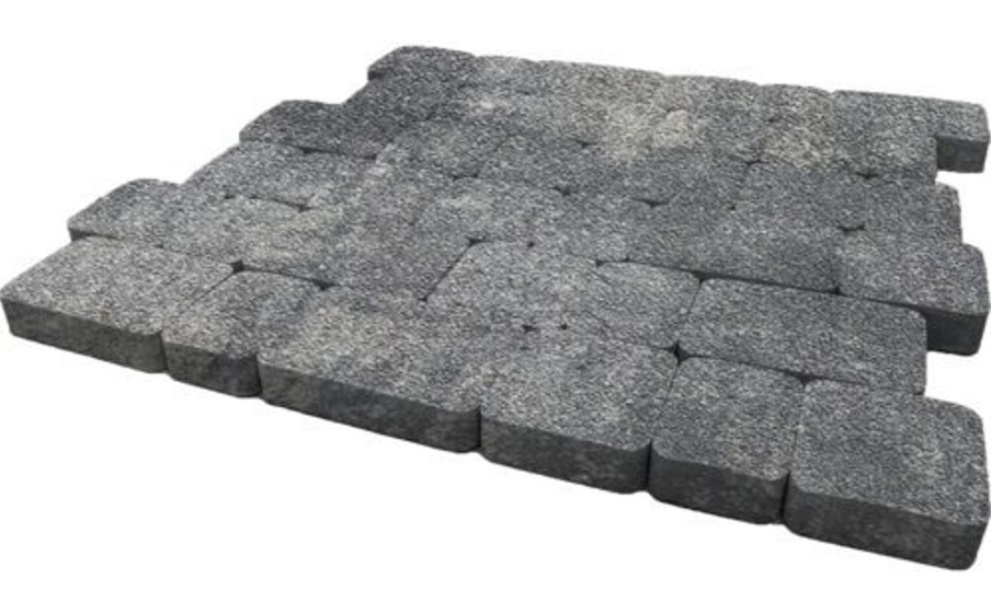 Плитка тротуарная SteinRus Инсбрук Альт А.1.Фсм.4, Native, ColorMix Актау, толщина 40 мм