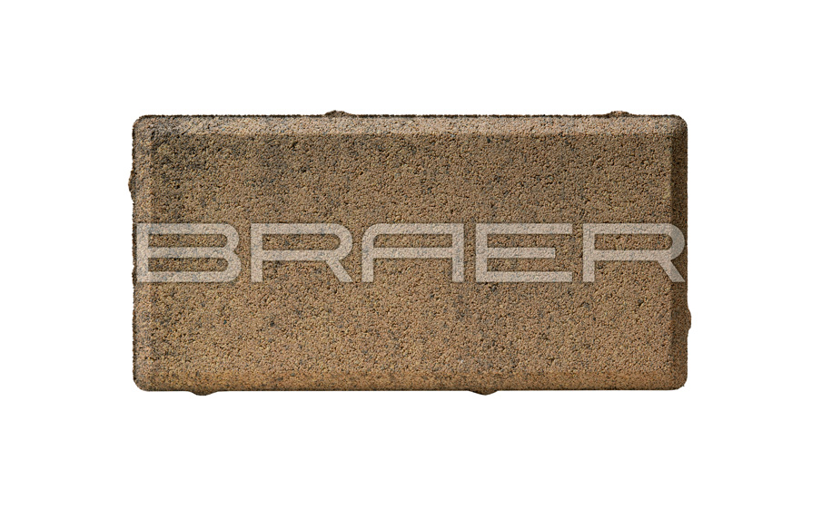 Плитка тротуарная BRAER Прямоугольник Color Mix Прайд, 200*100*40 мм