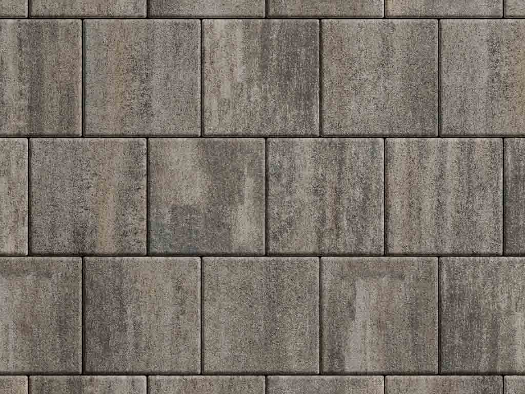 Плитка тротуарная Квадрат А.2.К.4 листопад гладкий старый замок, 200*200*40 мм 