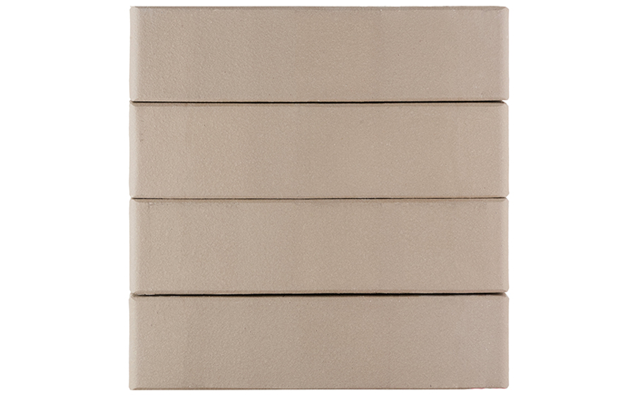 Кирпич облицовочный пустотелый ЛСР, серый, гладкий, 250*120*65 мм