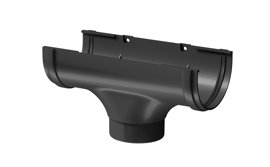 Воронка желоба Docke PREMIUM, графит