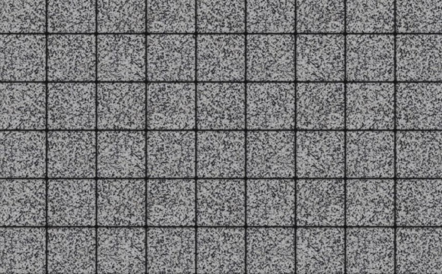 Плитка тротуарная Квадрат А.3.К.4 гранит+ серый с черным, 100*100*40 мм