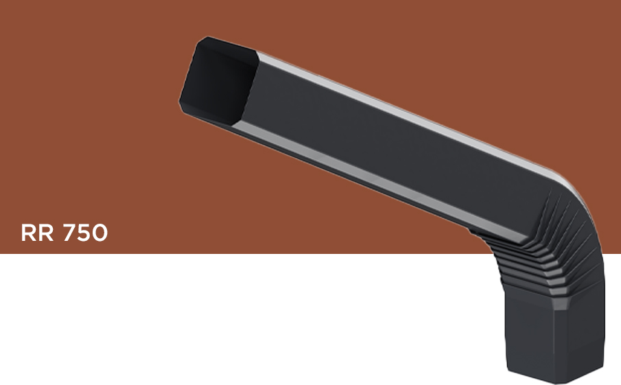 Нижнее колено Orima RR 750 для системы D 110/85*85 мм