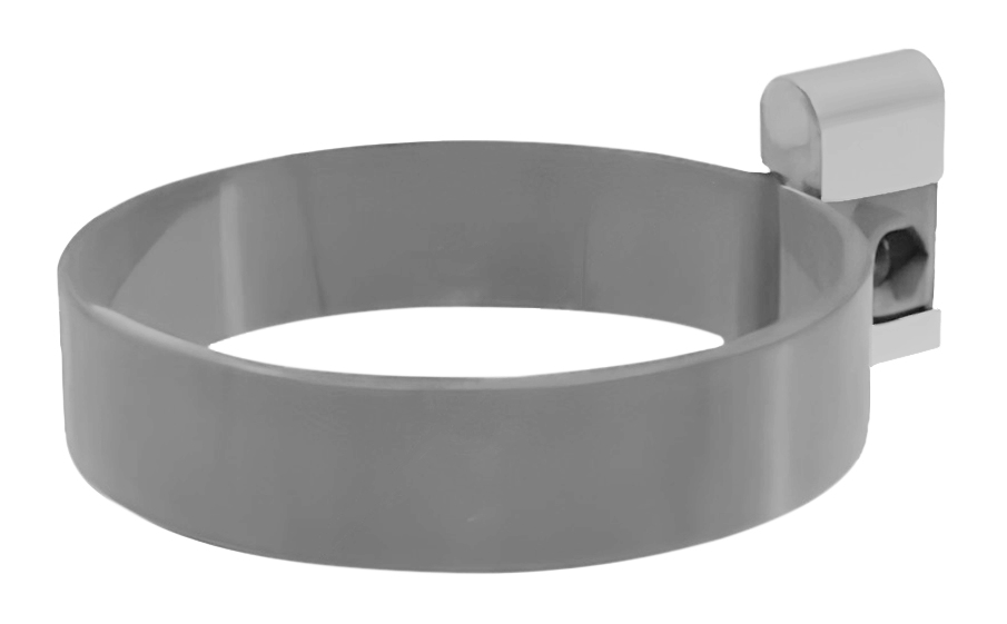 Хомут трубы BRAAS, 150/100 мм, ПВХ, графит