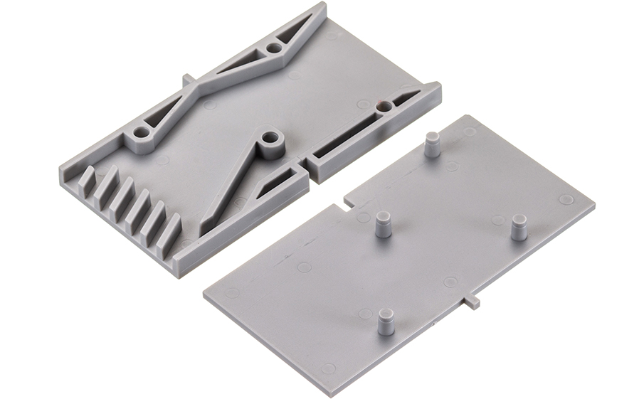 Вентиляционно-осушающая коробочка Baut светло-серая, 80*40*8 мм