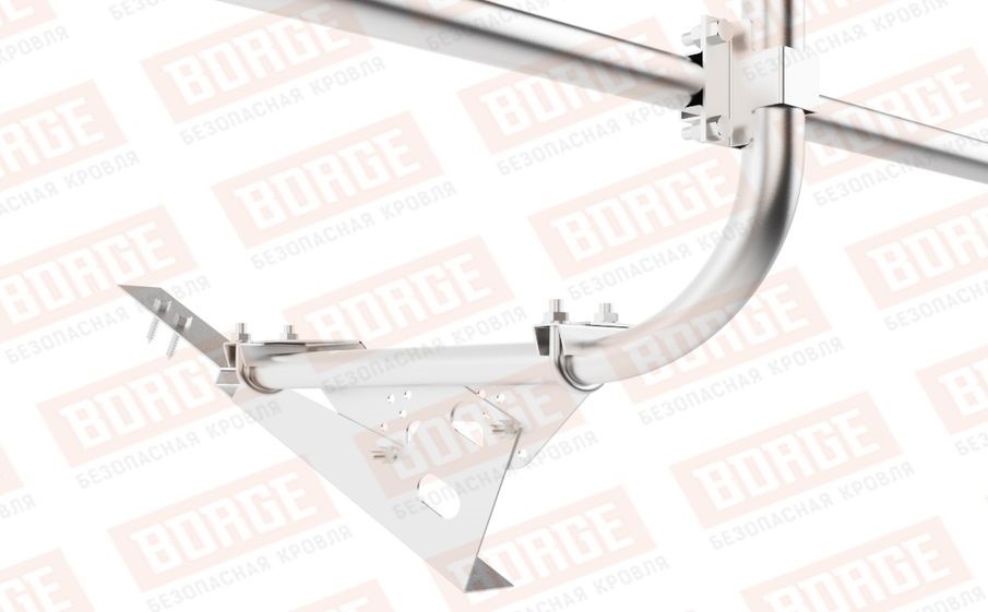 Кровельное ограждение Borge для черепичной кровли оцинкованное, 300*60 см