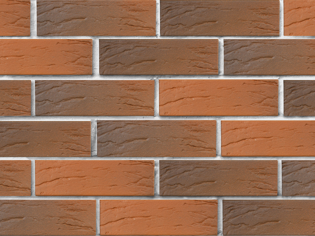 Кирпич облицовочный ЛСР красный флэшинг, рустик, утолщенные стенки, 250*120*65 мм