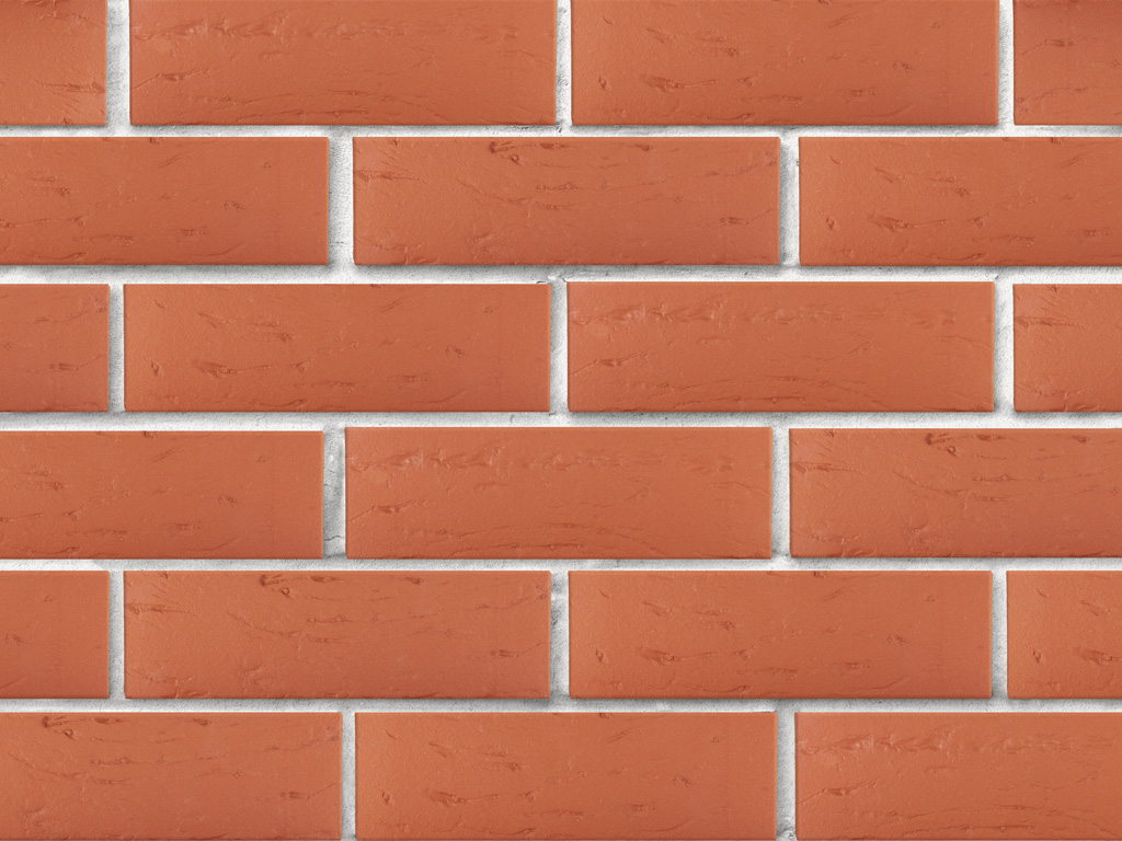 Кирпич облицовочный ЛСР, красный, рустик, утолщенные стенки, 250*120*65 мм