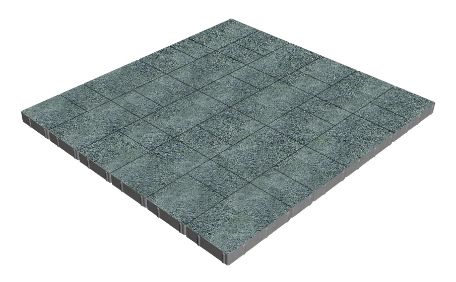 Плитка тротуарная SteinRus Новый город А.7.Фсм.4, NatureStone, Виридиан, толщина 40 мм
