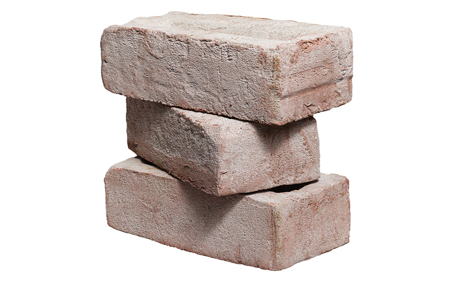 Кирпич облицовочный Faber Jar Петровский Штандарт Бело-красный 215*102*65 мм